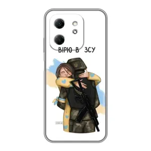 Патріотичний Чохол для Infinix Hot 50i (Віримо у ЗСУ)