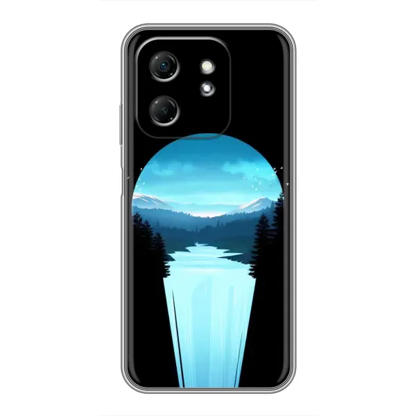 Чехол с рисунком «Синий Водопад» для Infinix Hot 50i Чехол с рисунком «Синий Водопад» для Infinix Hot 50i