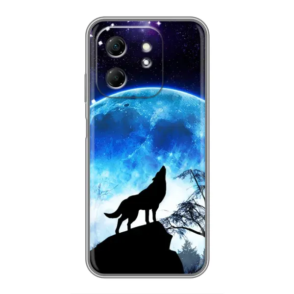 Чехол с рисунком «Воет на луну» для Infinix Hot 50i Чехол с рисунком «Воет на луну» для Infinix Hot 50i