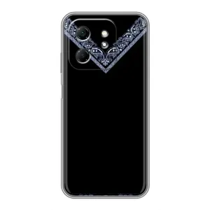 Силиконовый Чехол на Infinix Hot 50i (Воротник вышиванки)