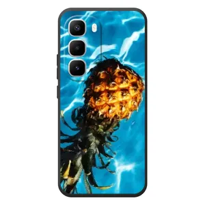 Чехол с изображением вкусной еды для Infinix Hot 60 Pro Plus (Ананас)