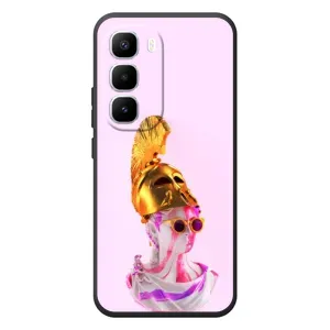 Чехол с Прикольным принтом на Infinix Hot 60 Pro Plus (АРТ Статуя)
