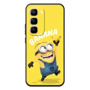 Мультяшный принт на Чехол для Хот 60 Про Плюс (Banana)