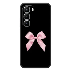 Чохол банти для Infinix Hot 60 Pro Plus (Бант на чорному)