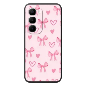 Чохол банти для Infinix Hot 60 Pro Plus (Бантики і сердечки)