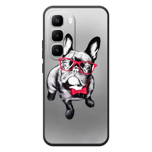 Чехол с рисунком «Бульдог в очках» для Infinix Hot 60 Pro Plus Чехол с рисунком «Бульдог в очках» для Infinix Hot 60 Pro Plus
