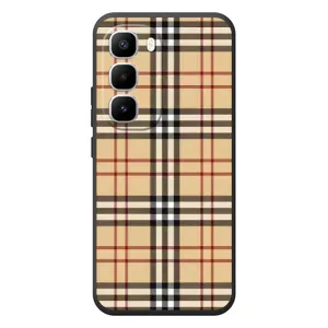 Чехол с Брендами одежды на Хот 60 Про Плюс (Burberry стиль)