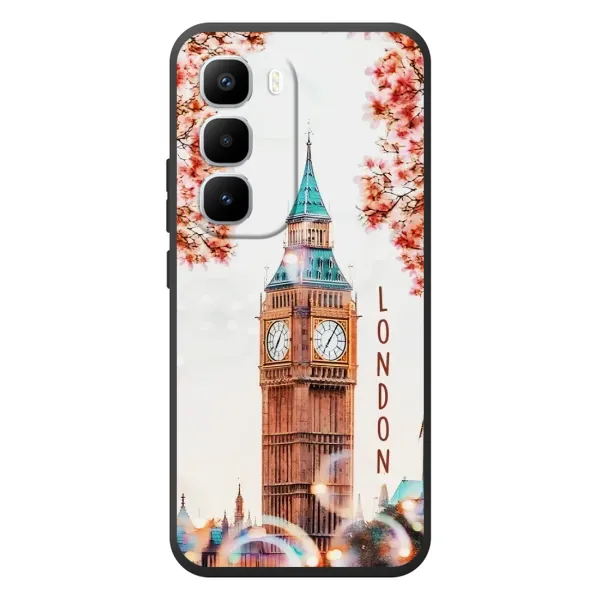 Чехол с рисунком «Часы Лондон» для Infinix Hot 60 Pro Plus Чехол с рисунком «Часы Лондон» для Infinix Hot 60 Pro Plus