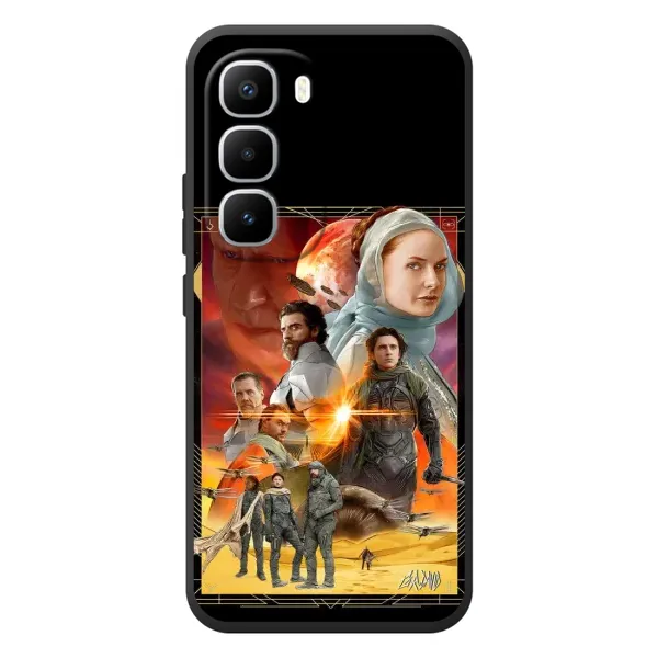 Чехол с рисунком «Д Ю Н А» для Infinix Hot 60 Pro Plus