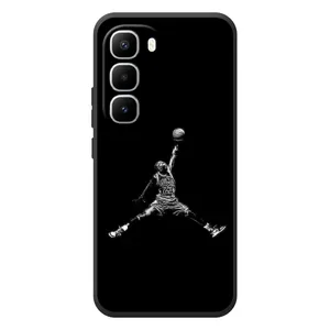 Силиконовый Чехол Nike Air Jordan на Хот 60 Про Плюс (Джордан)