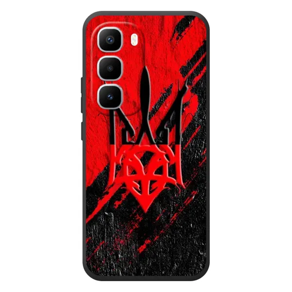Чехол с рисунком «Герб в цвете УПА» для Infinix Hot 60 Pro Plus Чехол с рисунком «Герб в цвете УПА» для Infinix Hot 60 Pro Plus