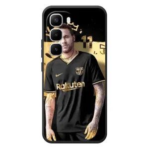Силиконовый Чехол Infinix Hot 60 Pro Plus (Gold Neymar)