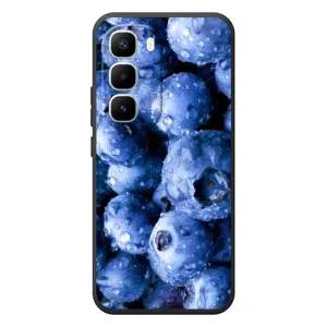 Чехол с изображением вкусной еды для Infinix Hot 60 Pro Plus (Голубика)