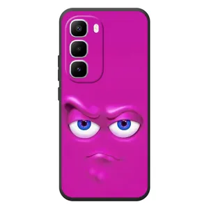 Силиконовые Чехлы (смешные стикеры) для Infinix Hot 60 Pro Plus (Хитрая мордочка)