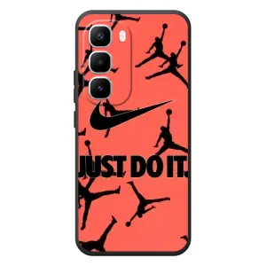 Силиконовый Чехол Nike Air Jordan на Хот 60 Про Плюс (Just Do It)
