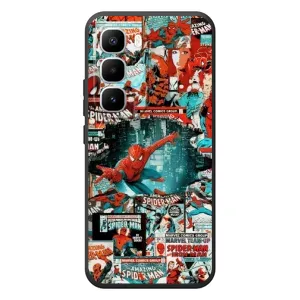 Чехол Супергерой Человека Паука на Infinix Hot 60 Pro Plus (Комиксы Человек Паук)