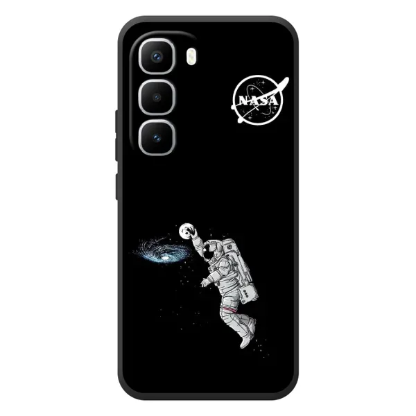 Чехол с рисунком «Космонавт баскетболист» для Infinix Hot 60 Pro Plus