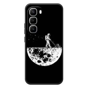 Силіконовый Чохол з принтом "Космонавти" на Infinix Hot 60 Pro Plus (Космонавт)