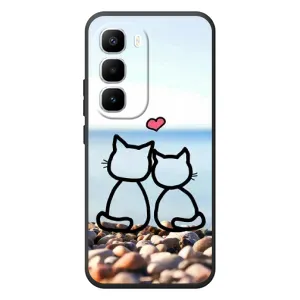 Силиконовые Чехлы Любимому человеку для Infinix Hot 60 Pro Plus (Котейки)