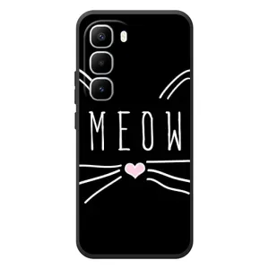 Бампер с изображением Котиков для Хот 60 Про Плюс (КОТИК MEOW)