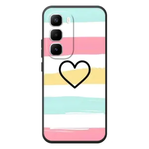 Чехлы с тематикой "Маленькие Сердечки" на Infinix Hot 60 Pro Plus (Красивое сердечко)