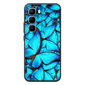 Силиконовый бампер с картинкой животных для Infinix Hot 60 Pro Plus (Крылья бабочек)
