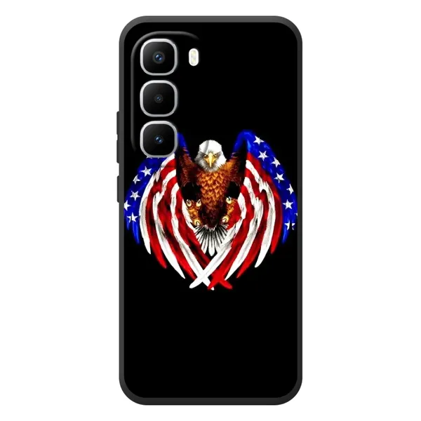 Чехол с рисунком «Крылья США» для Infinix Hot 60 Pro Plus Чехол с рисунком «Крылья США» для Infinix Hot 60 Pro Plus