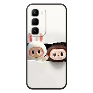 Чехол с принтом Лабубу для Infinix Hot 60 Pro Plus (Фигурки Labubu)
