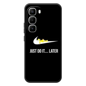 Силиконовый Чехол на Infinix Hot 60 Pro Plus с картинкой Nike (Later)
