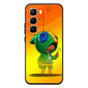 Чехол Бравл Старс для Infinix Hot 60 Pro Plus (LEON в кофте)
