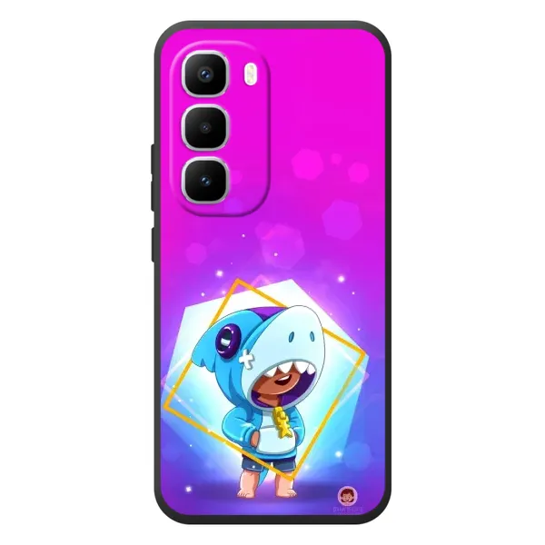 Чехол с рисунком «Леон в костюме Акулы» для Infinix Hot 60 Pro Plus