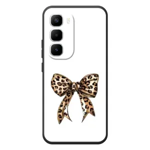 Чохол банти для Infinix Hot 60 Pro Plus (Леопардовий бант)