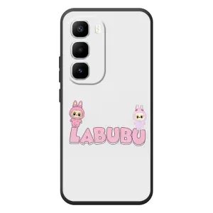 Чехол с принтом Лабубу для Infinix Hot 60 Pro Plus (Логотип Лабубу)