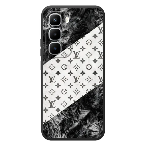Чехол с рисунком «LV на белом» для Infinix Hot 60 Pro Plus Чехол с рисунком «LV на белом» для Infinix Hot 60 Pro Plus