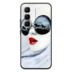 Чохол з картинкою Модні Дівчата Infinix Hot 60 Pro Plus (Любителька коней)