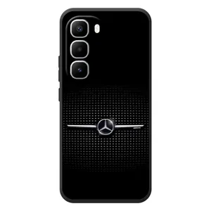 Силіконовий бампер з картинкою машини на Infinix Hot 60 Pro Plus (Mercedes)