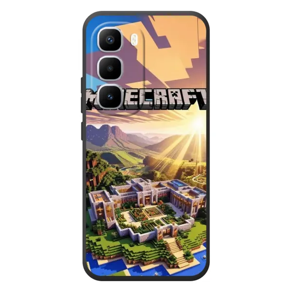 Чехол с рисунком «MINECRAFT» для Infinix Hot 60 Pro Plus