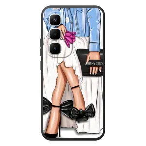 Силіконовый Чохол на Infinix Hot 60 Pro Plus з картинкой Модных девушек (Мода)