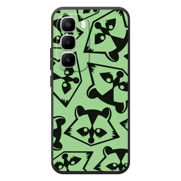 Чехол с рисунком «Мордочки Енота» для Infinix Hot 60 Pro Plus Чехол с рисунком «Мордочки Енота» для Infinix Hot 60 Pro Plus