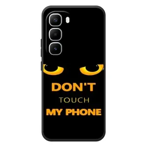 Чехол с Прикольным принтом на Infinix Hot 60 Pro Plus (Не трогай мой телефон)