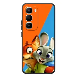 Чехлы ЗВЕРОПОЛИС для Infinix Hot 60 Pro Plus (Ник и Хопс)