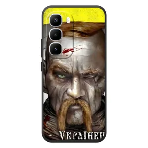 Чехол с картинкой (Патриотический КОЗАК) на Infinix Hot 60 Pro Plus (Одноглазый Козак)