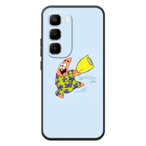 Чехлы с Патриком на Infinix Hot 60 Pro Plus (Патрик с подушкой)