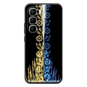 Силиконовый Чехол на Infinix Hot 60 Pro Plus (Патриотическая вышиванка)