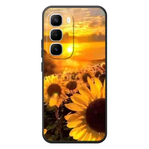 Чохол з Квітами для Infinix Hot 60 Pro Plus (поле соняшників)