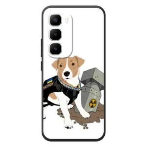 Чехол с принтом Собаки Патрон для Infinix Hot 60 Pro Plus (Пёс Патрон с ракетой)