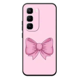 Чохол банти для Infinix Hot 60 Pro Plus (Рожевий бантик)