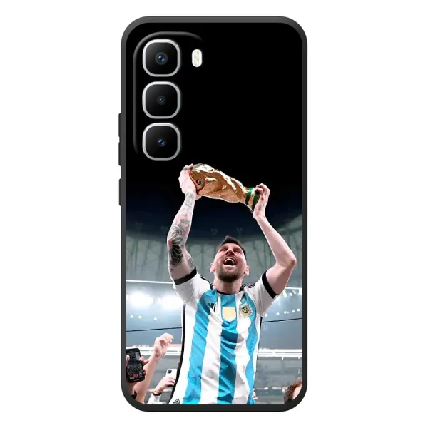 Чехол с рисунком «Счастливый Месси» для Infinix Hot 60 Pro Plus Чехол с рисунком «Счастливый Месси» для Infinix Hot 60 Pro Plus