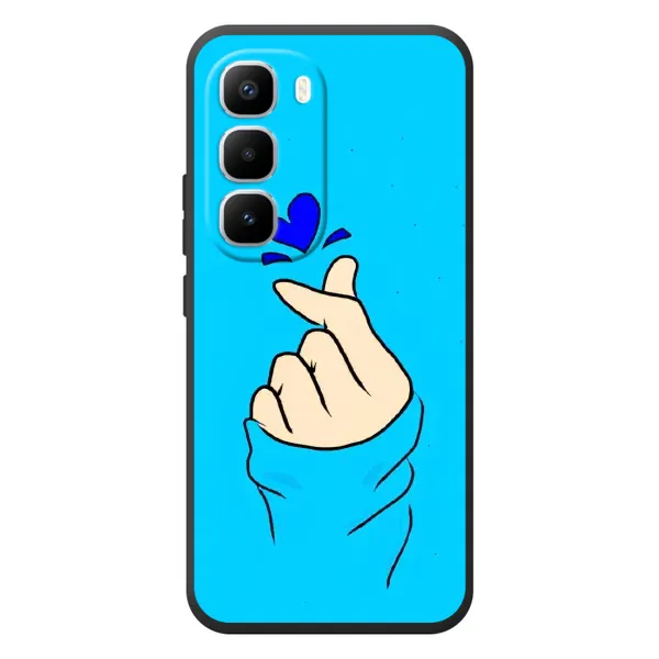 Чехол с рисунком «Сердце на синем» для Infinix Hot 60 Pro Plus Чехол с рисунком «Сердце на синем» для Infinix Hot 60 Pro Plus