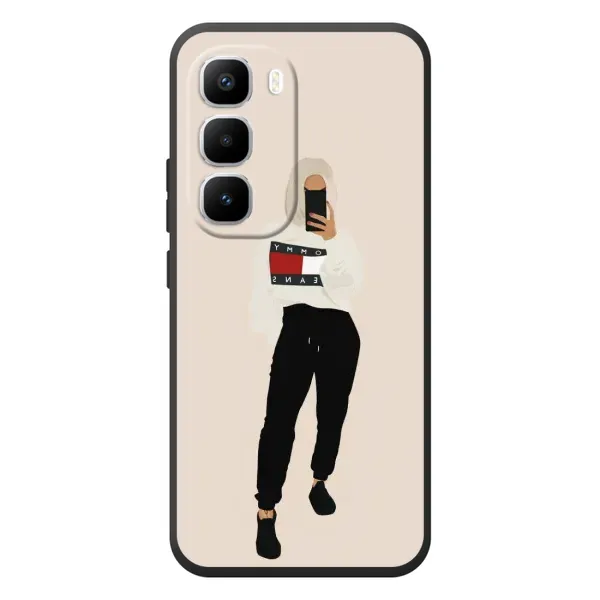 Чехол с рисунком «Стильная» для Infinix Hot 60 Pro Plus Чехол с рисунком «Стильная» для Infinix Hot 60 Pro Plus